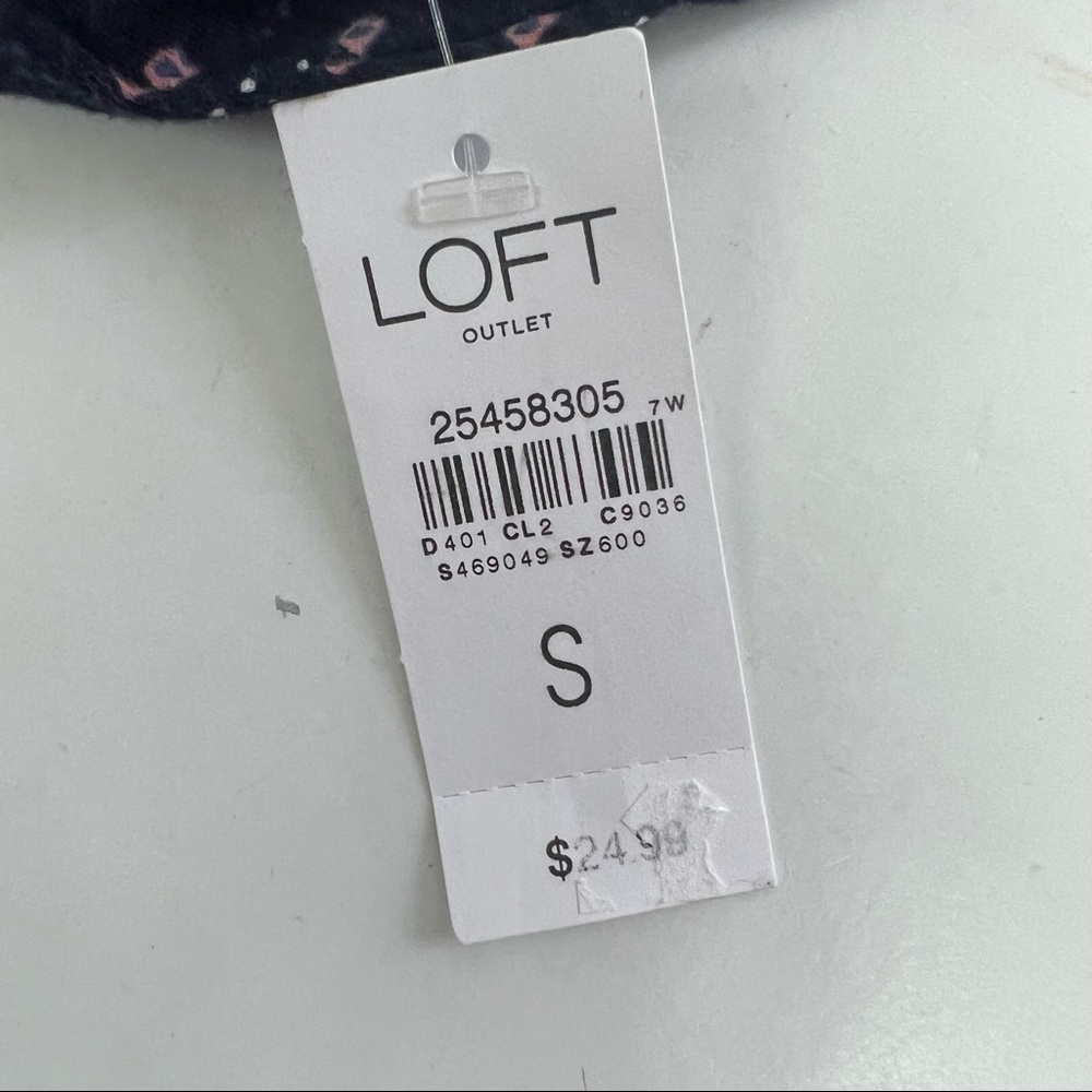 NWT ANN TAYLOR LOFT Women’s Pullover Top Size Small Multi Colors Stretch - Picture 4 of 8